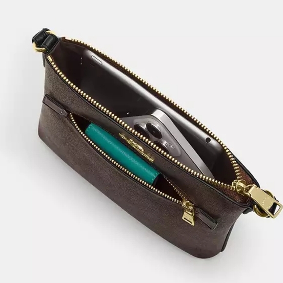 Coach Mini Rowan File Bag Red NWT - Picture 8 of 10